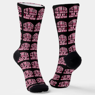 If You Think I'm Cool, See My German Shepherd      Socks