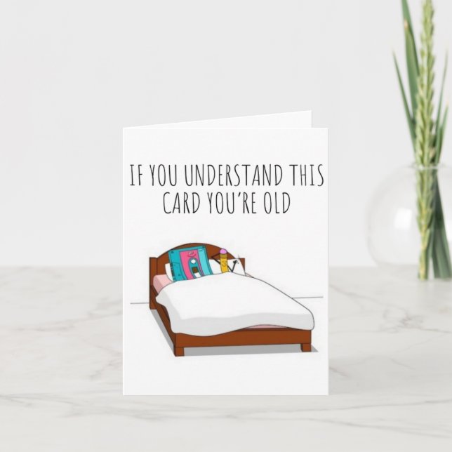 If You Understand Funny Birthday Card (Front)