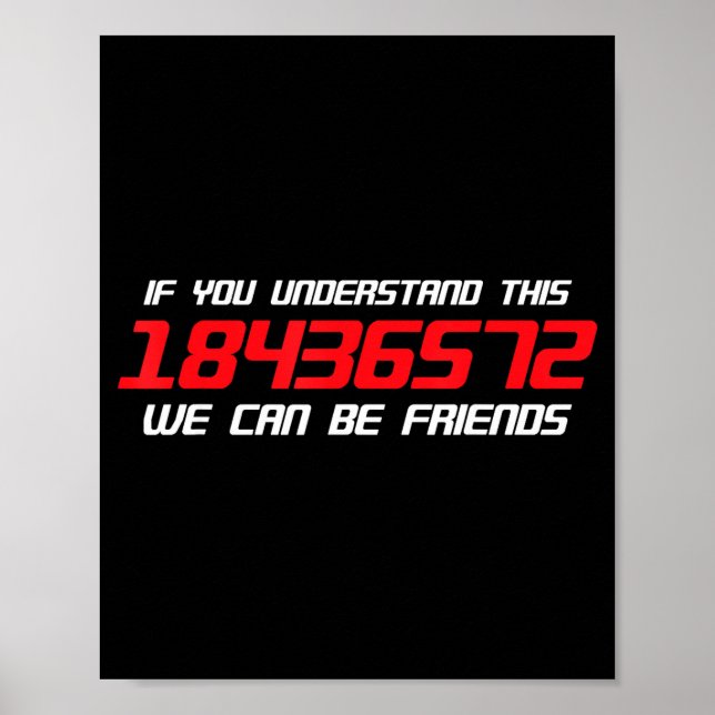 If You Understand This 18436572 Funny Mechanic Car Poster (Front)