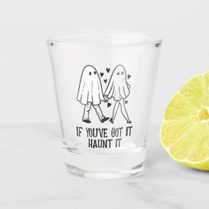 If You’ve Got It, Haunt It – Cute Ghost Couple Shot Glass