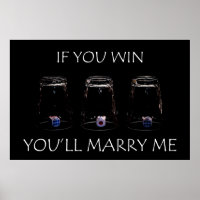 If you win you'll marry me
