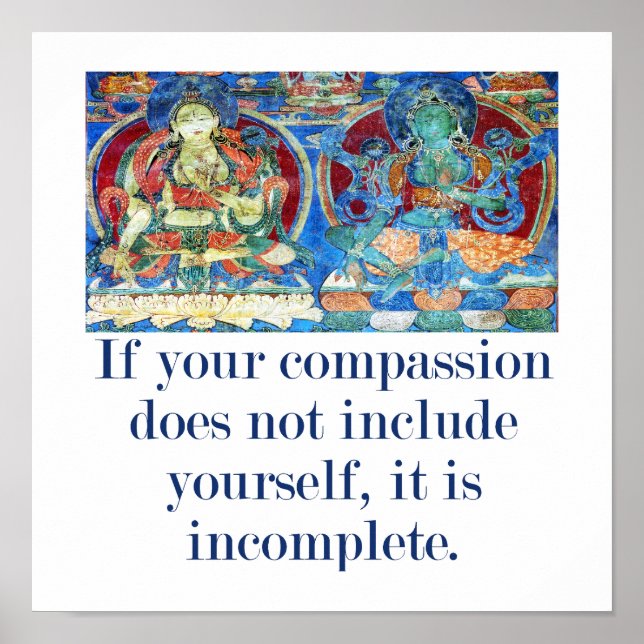 If Your Compassion Does Not Include Yourself - Com Poster (Front)