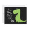 If You're Happy Clap T Rex Dinosaur Funny Postcard