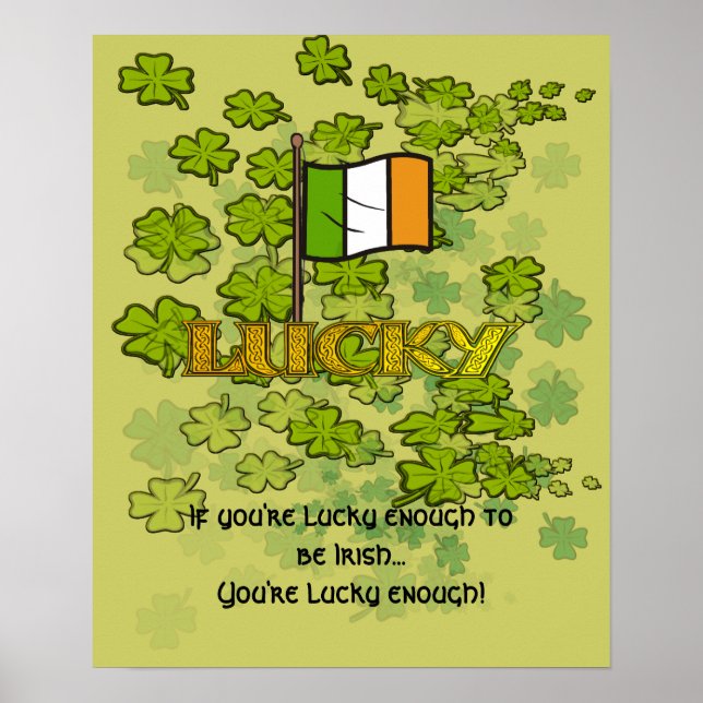 If you're lucky enough to be Irish... Poster (Front)