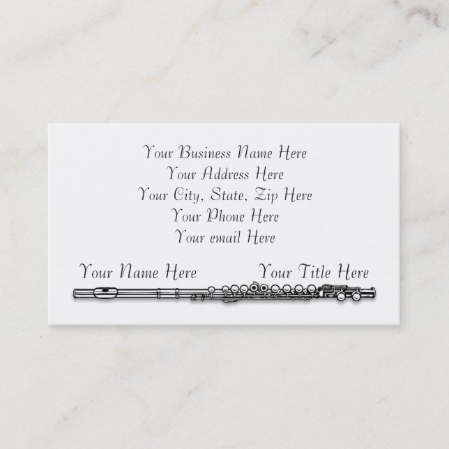 If You've Got It - Flaut It Business Cards (Front)