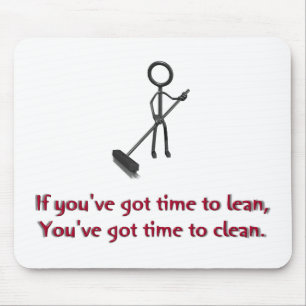 If you've got time to lean mouse pad
