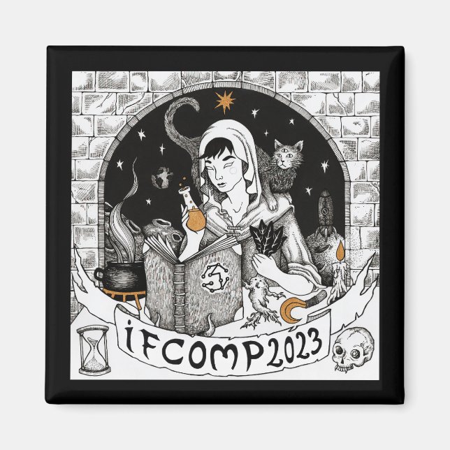 IFComp 2023 Magnet (Front)
