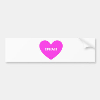 Iffah Bumper Sticker