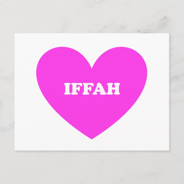 Iffah Postcard (Front)