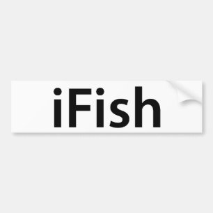 iFish bumper stickers