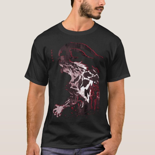 Ifrit Awakening Grey Ver.Fantasy Xvi T-Shirt (Front)