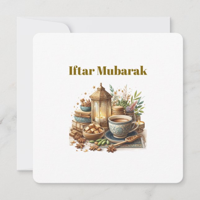 Iftar Dinner Invitations (Devant)