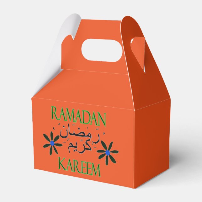 Iftar Ramadan kareem Favor Box (Front Side)