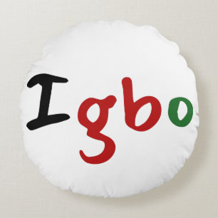 Igbo Pan African Round Pillow