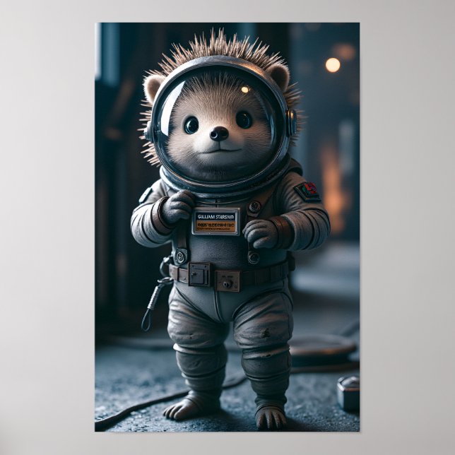 Igel im Weltraum Poster (Front)