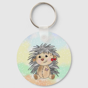 Igel mit Kirschen Keychain