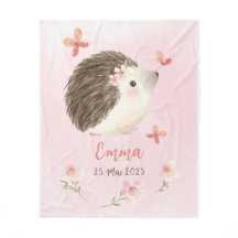 Igel pink 2 - watercolor design | personalized