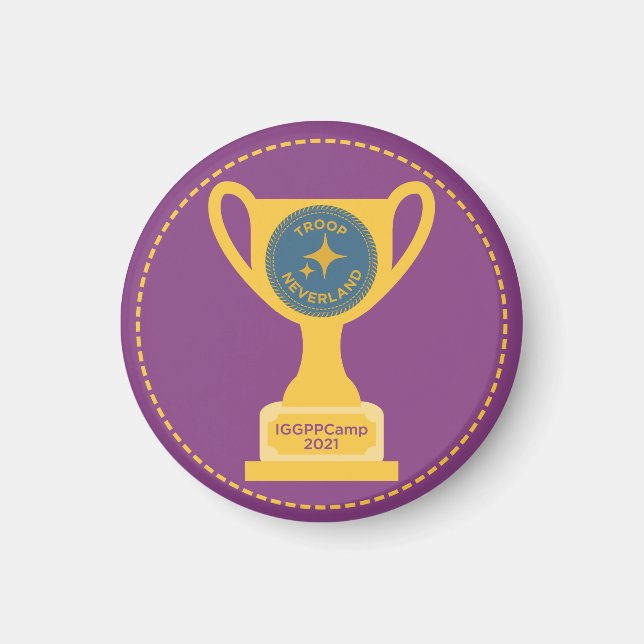 IGGPPCamp 2021 Camp Cup Winner Magnet (Front)