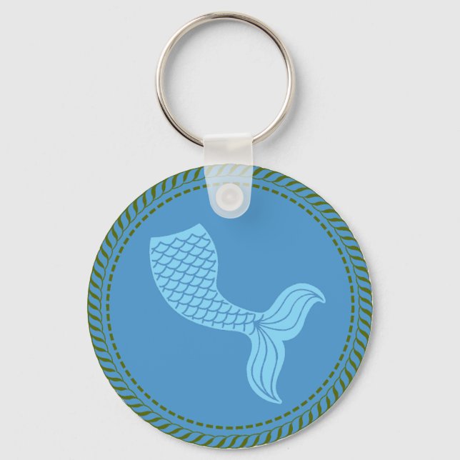 IGGPPCamp 2025 Troop Pride Siren Keychain (Front)
