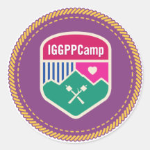 IGGPPCamp Badge Sticker