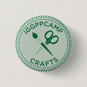 IGGPPCamp Crafts Badge 1 Inch Round Button