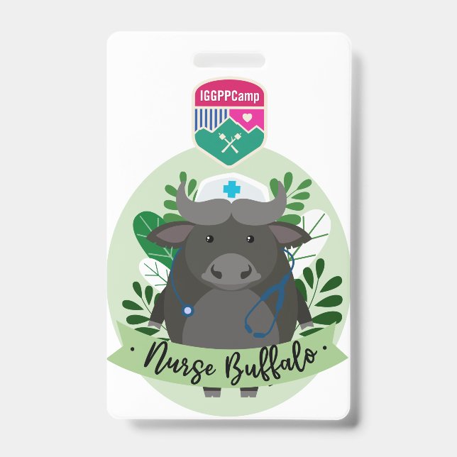 IGGPPCamp Infirmière Badge Buffalo (Avant)