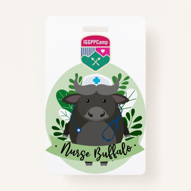 IGGPPCamp Nurse Buffalo Badge (Front)