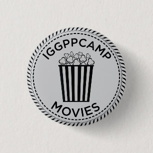 IGGPPCamp Watch Along Movies Badge 1 Inch Round Button