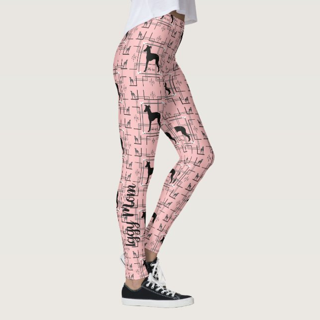 Iggy Mom Italian Greyhound Leggings Lularoe Dog (Right)