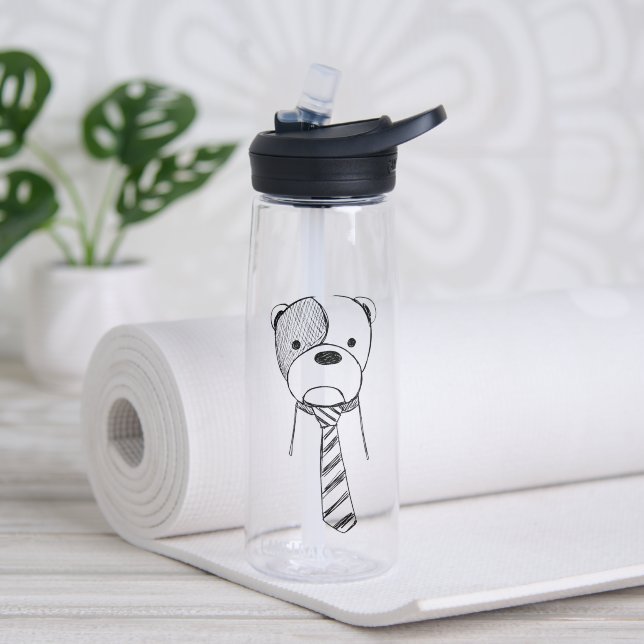 Iggy The Dog Water Bottle (Yoga (Rotated))
