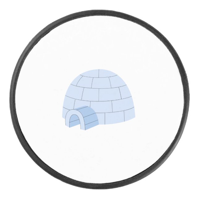 Igloo ice hockey hockey puck (Front)