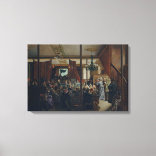 Ignacio de Leon y Escosura - Auction Sale Canvas Print