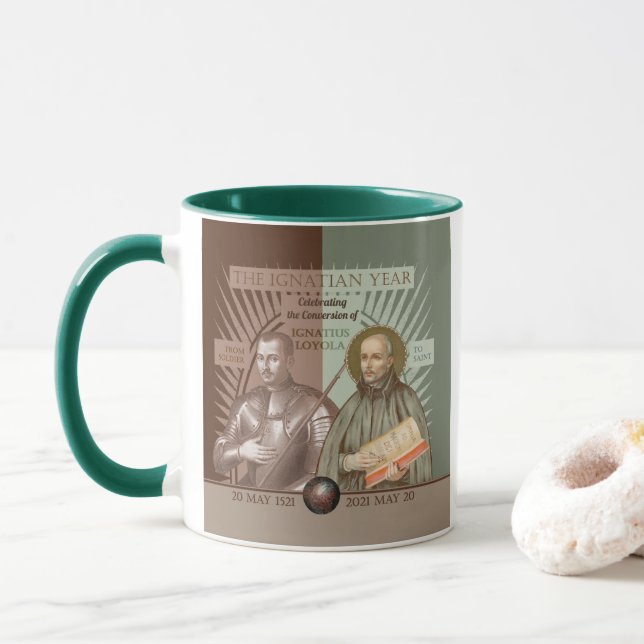 Ignatius Loyola:  From Soldier To Saint (SAE 004)  Mug (With Donut)