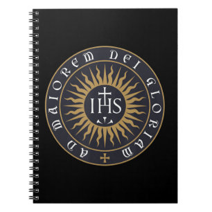 Ignatius of Loyola Society of Jesus Catholic T-Shi Notebook