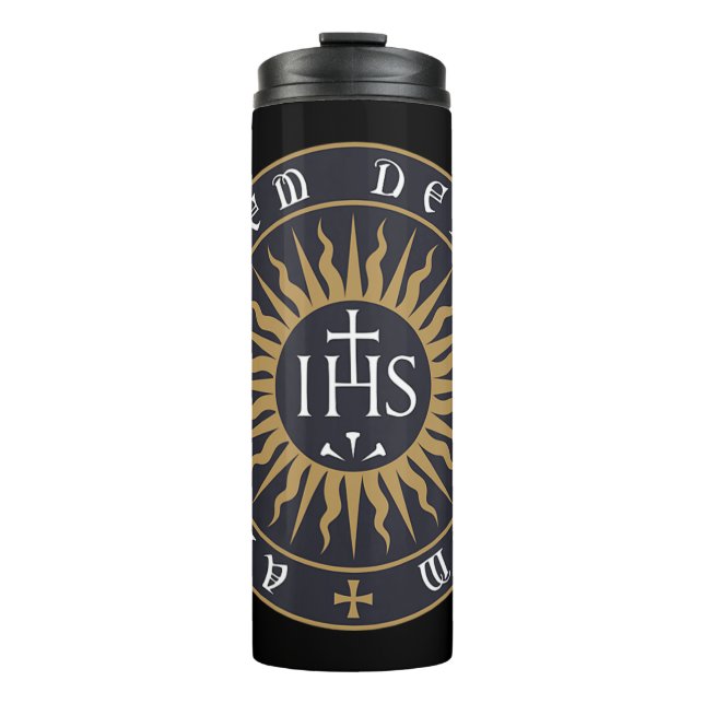 Ignatius of Loyola Society of Jesus Catholic T-Shi Thermal Tumbler (Front)