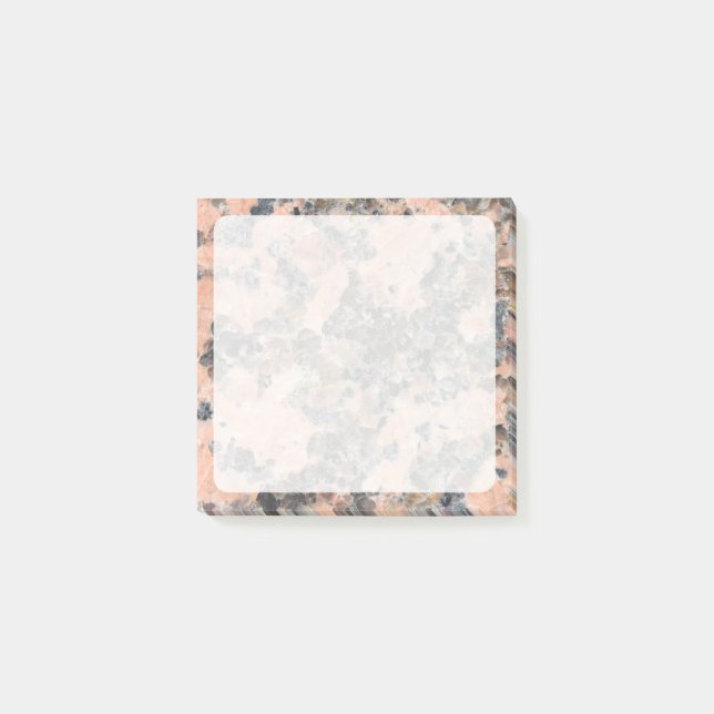 Igneous Granite- Geologist's Rock Textured Post-it Notes (Front)