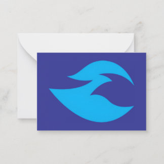 Ignite Blue Flame Flat Card