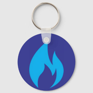 Ignite Blue Flame Keychain