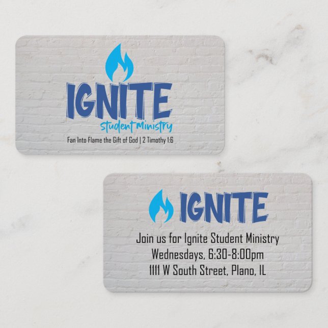 Ignite Invite Card (Front/Back)