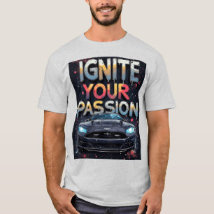 🔥 Ignite Passion Bold Car Splash Streetwear Desig T-Shirt