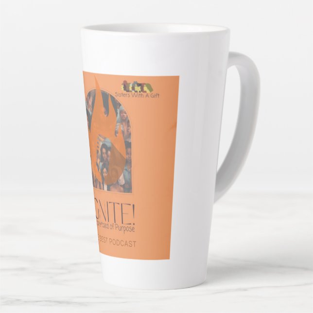 IGNITE ! Podcast Latte Mug (édition spéciale) (Angle droit)