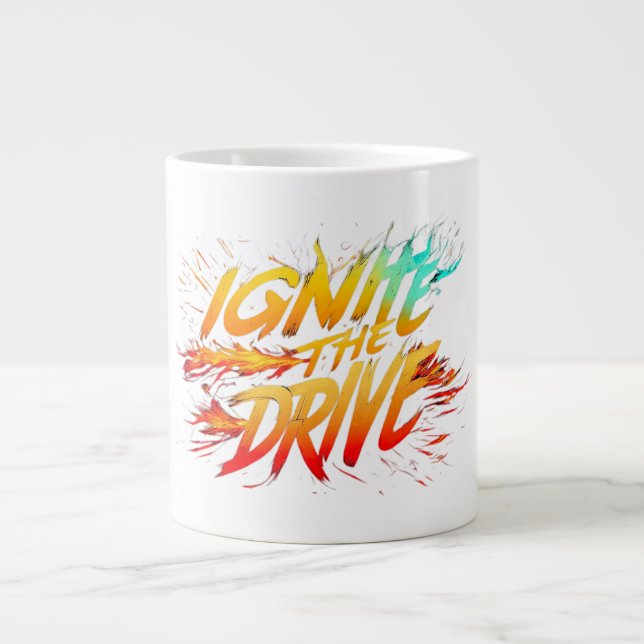  "Ignite the Drive" Large Coffee Mug (Front)