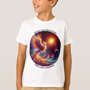Ignite the fires within rise like a phoenix T-Shirt