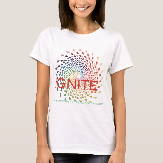 Ignite YLSnaps Tour Design T-Shirt (Front)