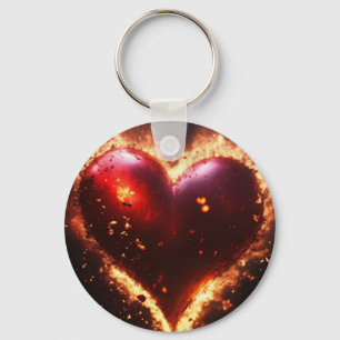 Ignited Love Keychain