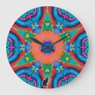 Ignition Kaleidoscope Large Clock