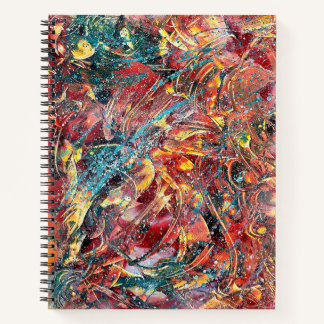 Ignition Studies No. 1 – Abstract Art spiral Notebook