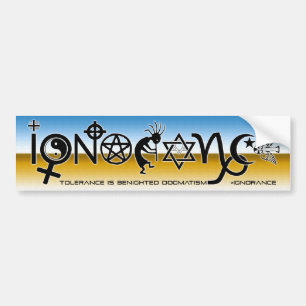 'IGNORANCE' BUMPER STICKER