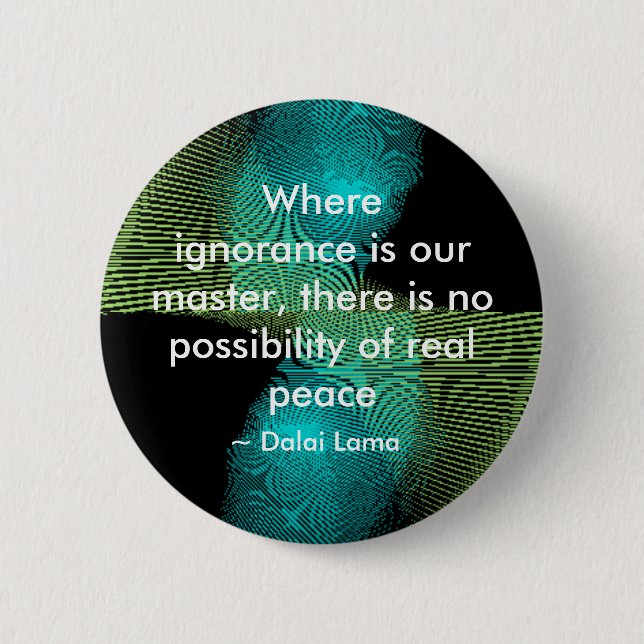 Ignorance - button (Front)