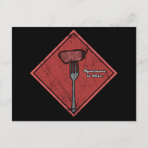 Ignorance is Bliss - Geek Biased Postcard